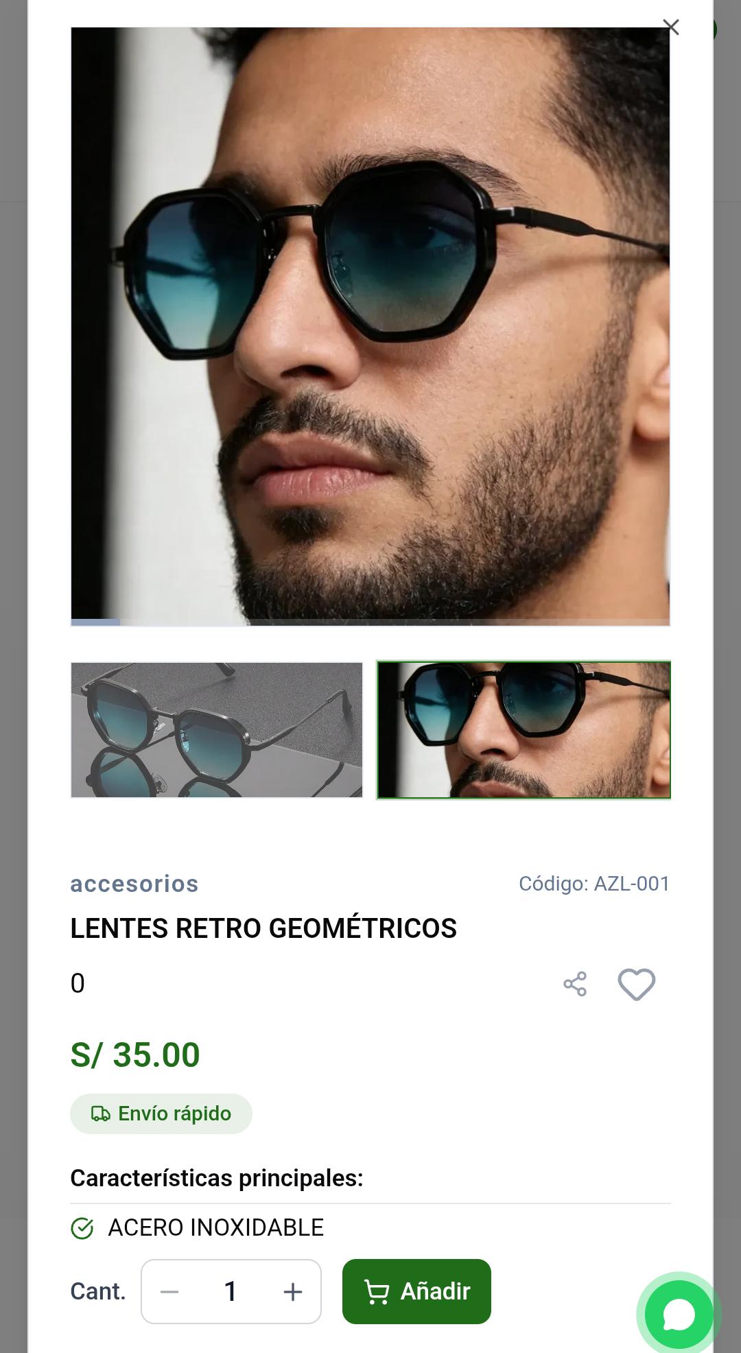 Captura de pantalla: Añadiendo producto al carrito